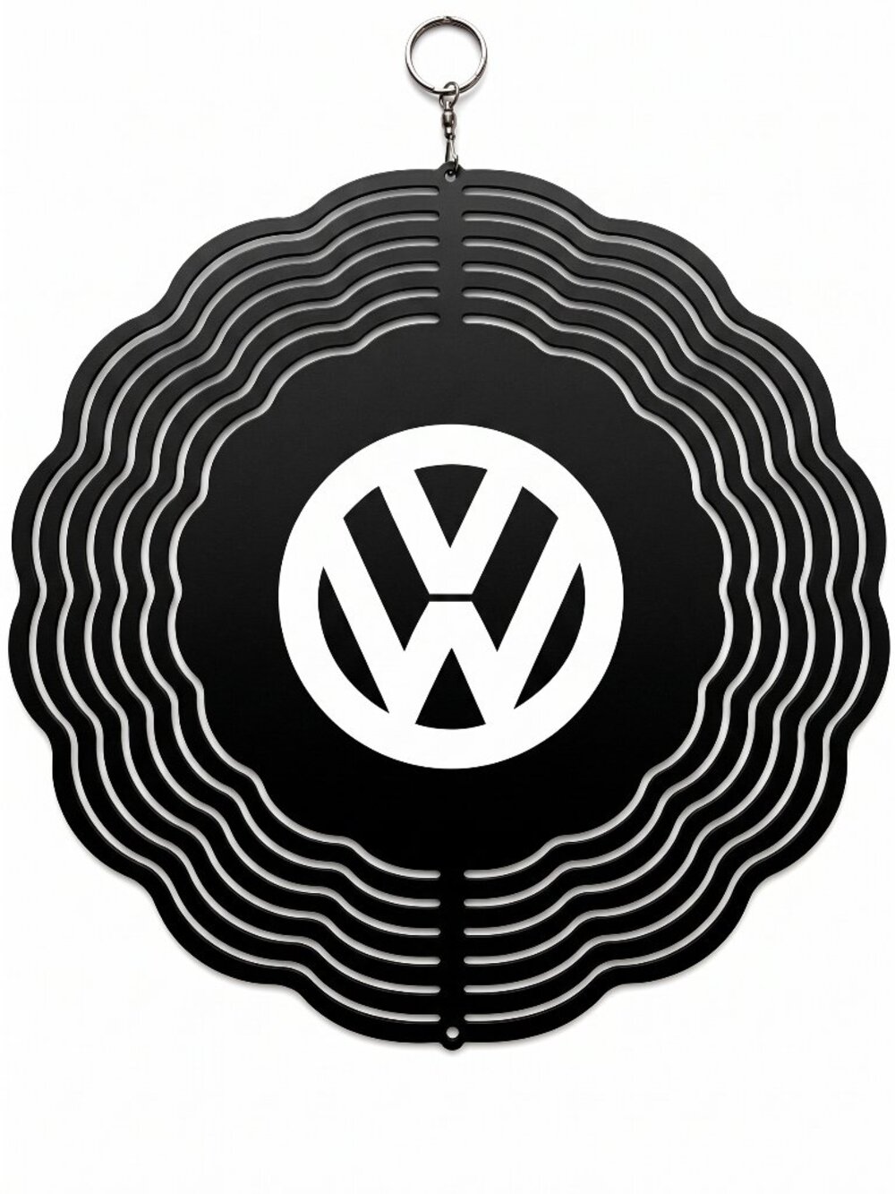 10" Volkswagen Metal Wind Spinner - Kinetic Garden Hanging Art Decor